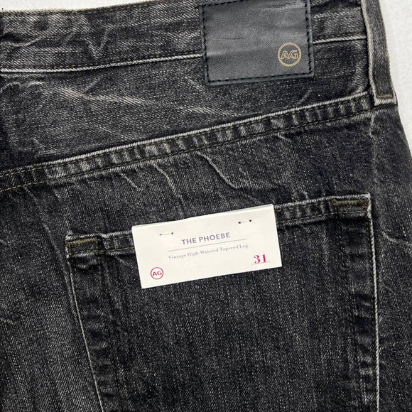 Adriano Goldschmied AG The Phoebe Jeans Vintage High Waist Tapered Leg Size 31 - Picture 8 of 12